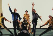 Students performing a skit at the Accurum event