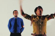 Students performing a skit at the Accurum event