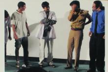 Students performing a skit at the Accurum event