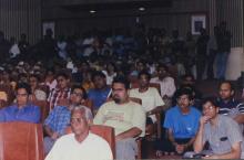  Audience members at a Saarang 2005 event