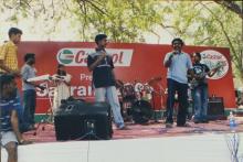 A music competition during Saarang, 2005