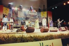A band performs during Decibels, Saarang 2005