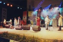 A band performs during Decibels, Saarang 2005