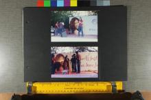 The digitisation process of the photographs of this album