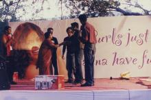 An event during Saarang 2005