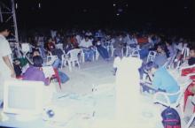  A view of the audience at Saarang’s Main Quiz in 2005