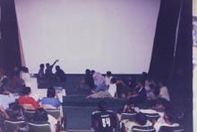Audience at a quiz, Saarang 2005