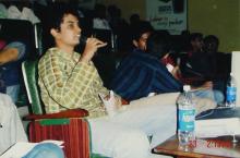  At a Saarang event, 2005