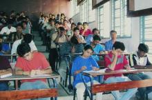 A writing event at Saarang, 2005