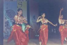 Students perform a dance recital at the Choreo Nite event