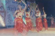 Students perform a dance recital at the Choreo Nite event