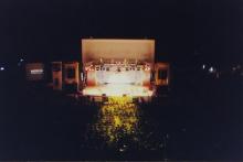 View of the stage at the Choreo Nite event