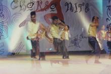 Students perform a dance recital at the Choreo Nite event