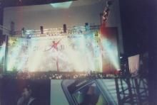 A view of the stage at the Choreo Nite competition