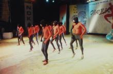 Students participating in the Choreo Nite competition