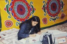 At an event during Saarang, 2003
