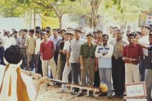 At a fun event at Saarang, 2003