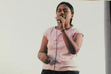 A music competition participant, Saarang 2005