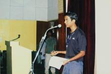 An event underway during Saarang, 2005