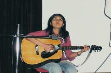 A music competition participant, Saarang 2005