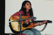 A music competition participant, Saarang 2005