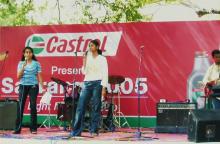 A Light Music group performs at Saarang, 2005