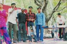 A Light Music group performs during Saarang 2005