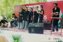 A Light Music group performs during Saarang 2005