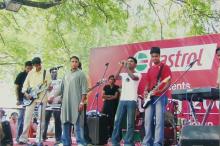 A Light Music group performs during Saarang 2005