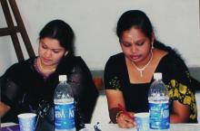Judges at a Saarang event, 2005