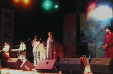 A band performs during Decibels at Saarang, 2005