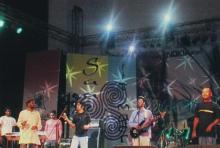 A band performs during Decibels, Saarang 2005