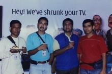 Participants with refreshments at Saarang