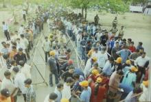 Participants of Saarang at the IITM campus 
