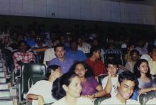 A view of the audience at a Saarang event