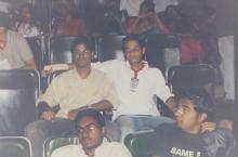 Students in the audience at a an event at Saarang