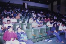 A view of the audience at a Saarang event