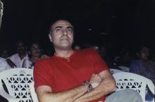 Actor Rajit Kapur at the Open Air Theatre, Saarang 2005