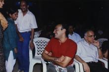 Actor Rajit Kapur and Prof. M. S. Ananth, Saarang 2005