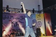 KK on the Open Air Theatre stage, Saarang 2005