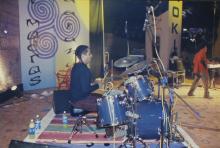 A moment from the Light Music Show, Saarang 2005