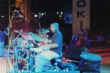 Drummer Derico Watson during the Jazz Show, Saarang 2005