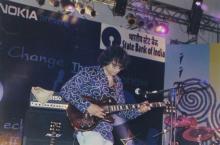 Guitar Prasanna performs during the Jazz Show, Saarang 2005