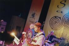 A shot of the musicians during the Jazz Show, Saarang 2005
