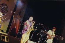A moment from the Jazz Show, Saarang 2005