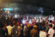Audience at the Rock Show, Saarang 2005