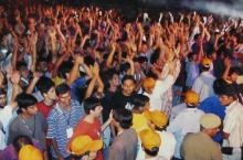 The audience at the Rock Show, Saarang 2005