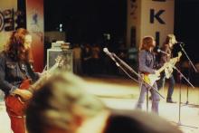 French rock band Matmatah performs at the Rock Show, Saarang 2005