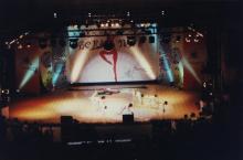 A dance group performs at Choreo Nite, Saarang 2005