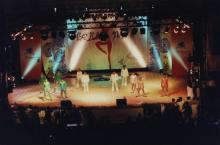 A dance group performs at Choreo Nite, Saarang 2005